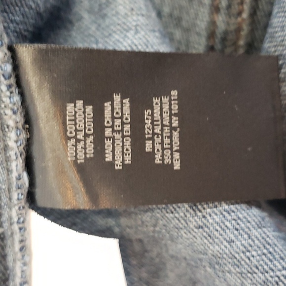Jones New York Signature Dark Denim Jacket, Medium - Picture 6 of 7